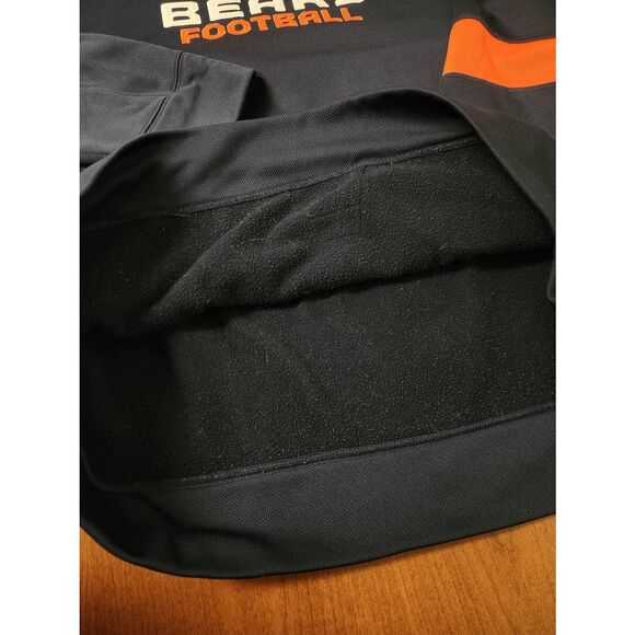Reebok Onfield NFL Chicago Bears Hoodie Mens 3XL Pullover Footbal Blue Orange - Picture 4 of 7